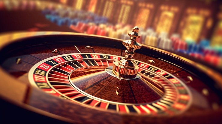 Tampilan permainan Crazy Time dengan roda berputar besar dan host langsung di platform 8080sport